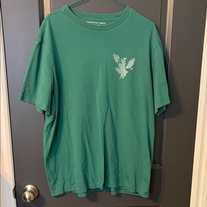 American Eagle Outfitters Teal Men's Tee